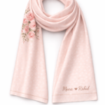 Customised Valentine stole floral
