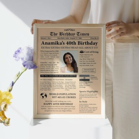 customised-newspaper-40th-birthday